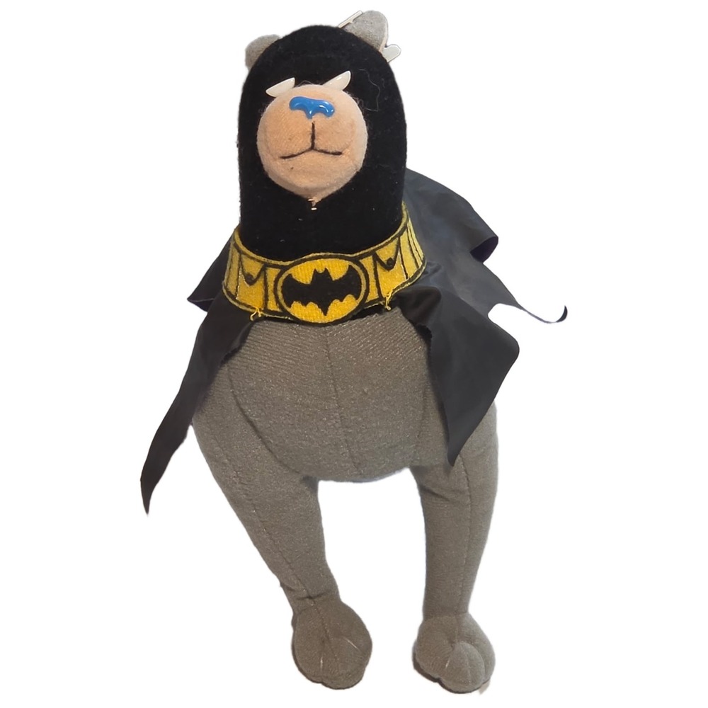Nanco Ace the Bat-Hound Plush Krypto the Superdog‎ DC Comics Grey Dog 9" Toy